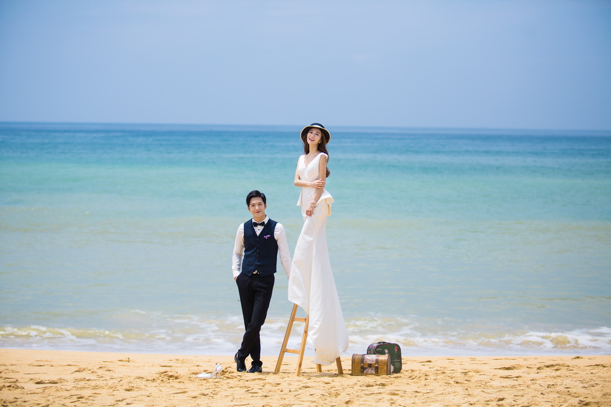 王祖蓝婚纱照_王祖蓝李亚男婚纱照