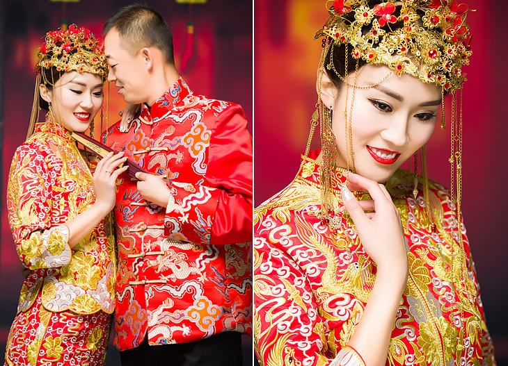 中式结婚照